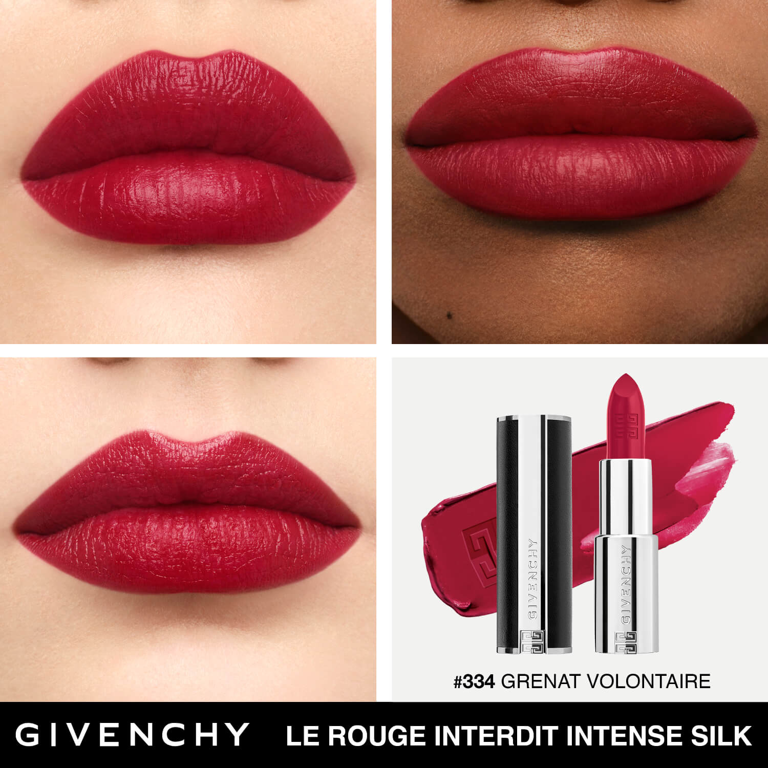LE ROUGE INTERDIT INTENSE SILK (LABIAL SEMI MATE)